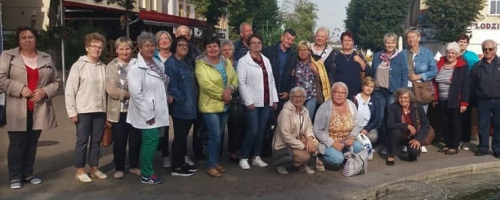 Seniorzy z Klubu 50+ rejs i wycieczka do Mikołajek i Giżycka